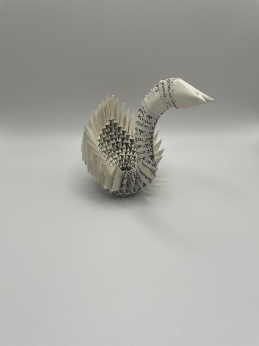 Cygne Modulaire en Origami