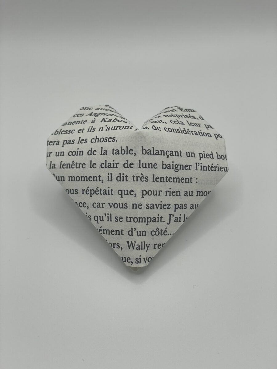 Cœurs en Origami