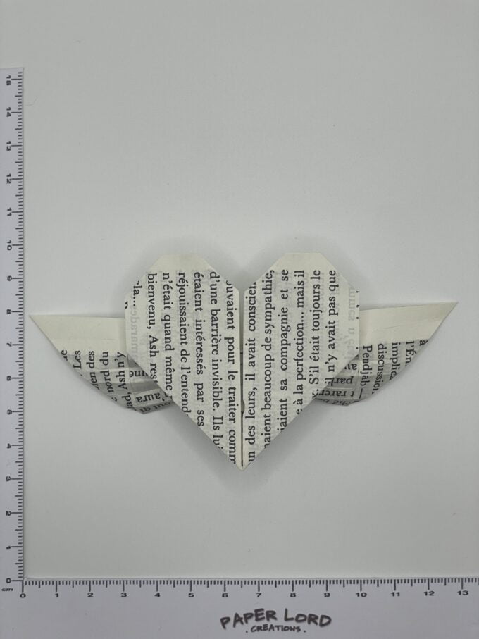 Cœur Aillé en Origami – Image 3