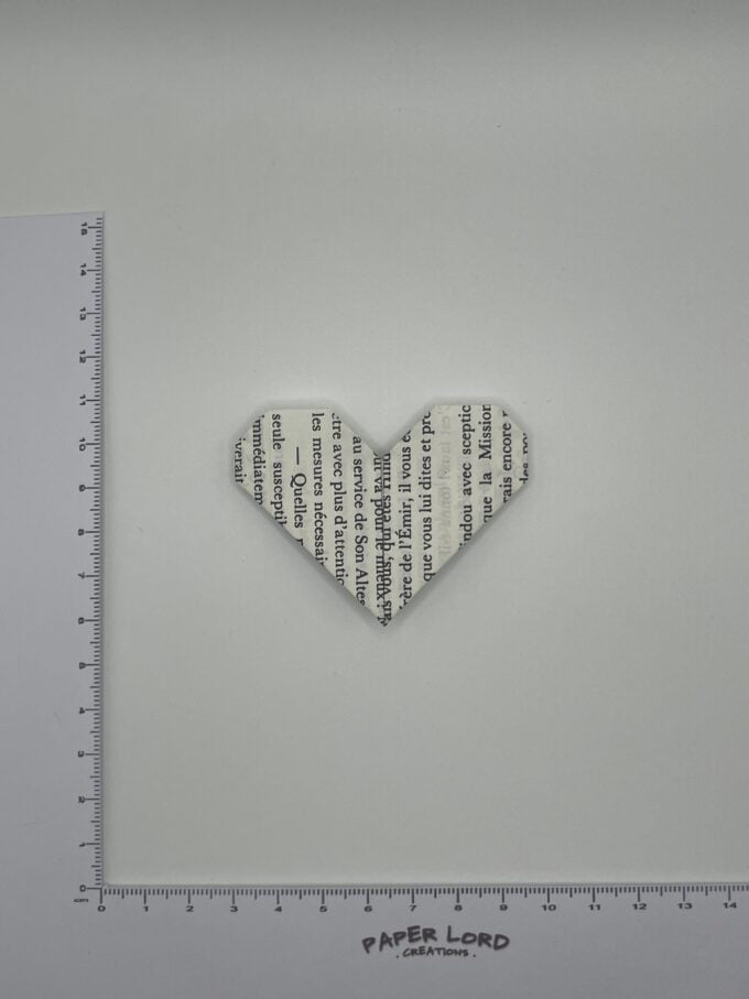 Marque-Page alternatif en Forme de Cœur en Origami – Image 9