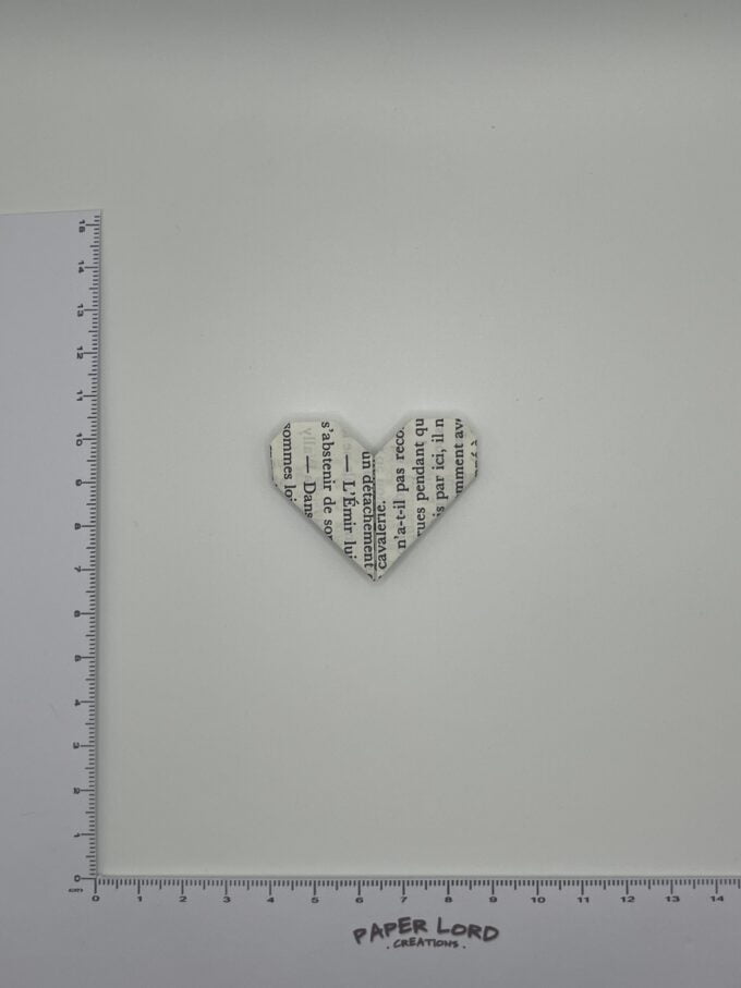 Marque-Page alternatif en Forme de Cœur en Origami – Image 8